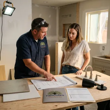 Bathroom remodel planning and installation process