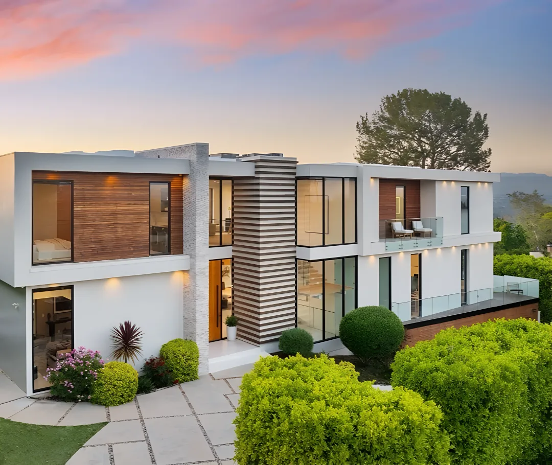 Modern backyard ADU built behind a home