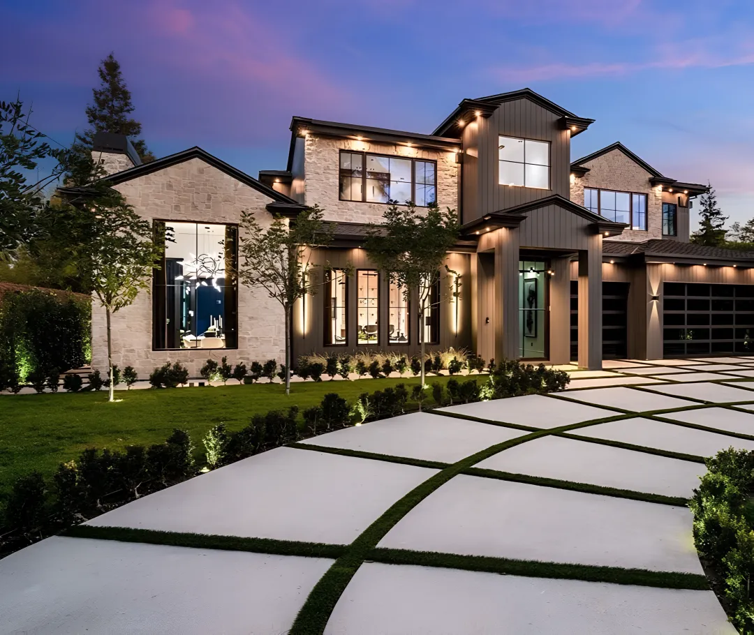 Contractor reviewing home renovation plans