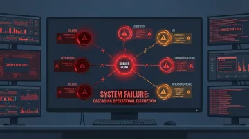 Large-scale cyberattack disrupting enterprise operations across interconnected business systems