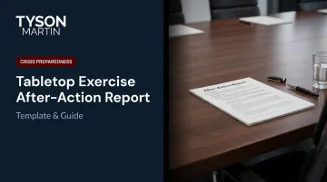 Tabletop Exercise After-Action Report: Template & Guide