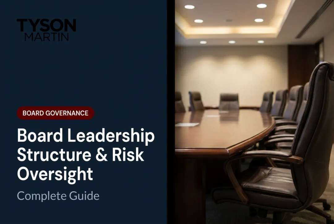 Board Leadership Structure & Risk Oversight: Complete Guide