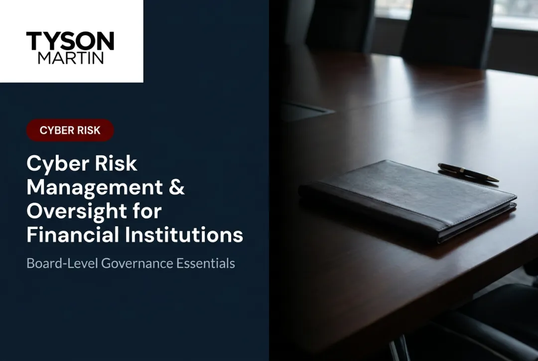Cyber Risk Management & Oversight for Financial Institutions