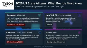 2026 US state AI regulations overview Colorado New York California Illinois requirements