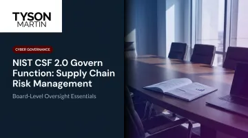 NIST CSF 2.0 Govern Function: Supply Chain Risk Management