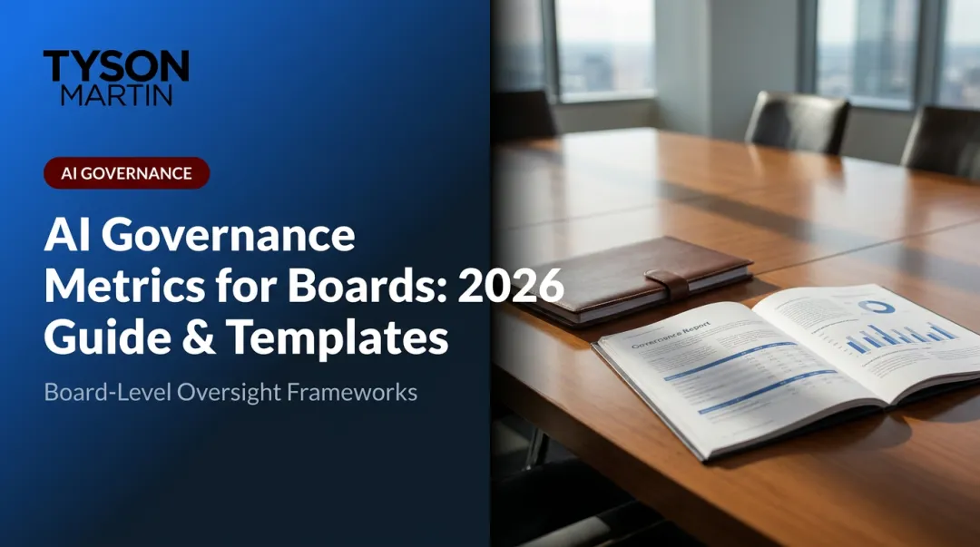 AI Governance Metrics for Boards: 2026 Guide & Templates