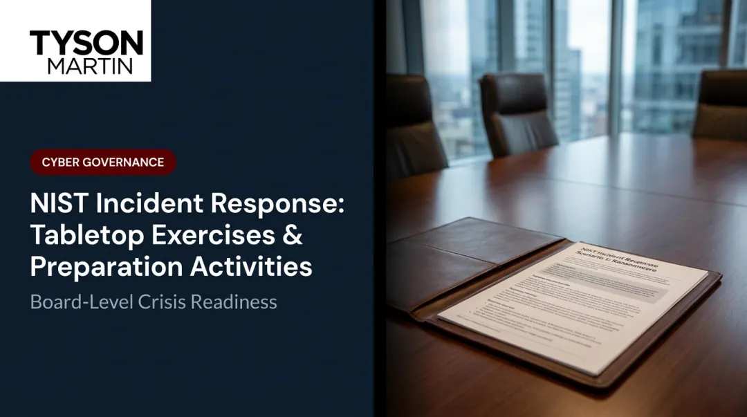 NIST Incident Response: Tabletop Exercises & Preparation Activities