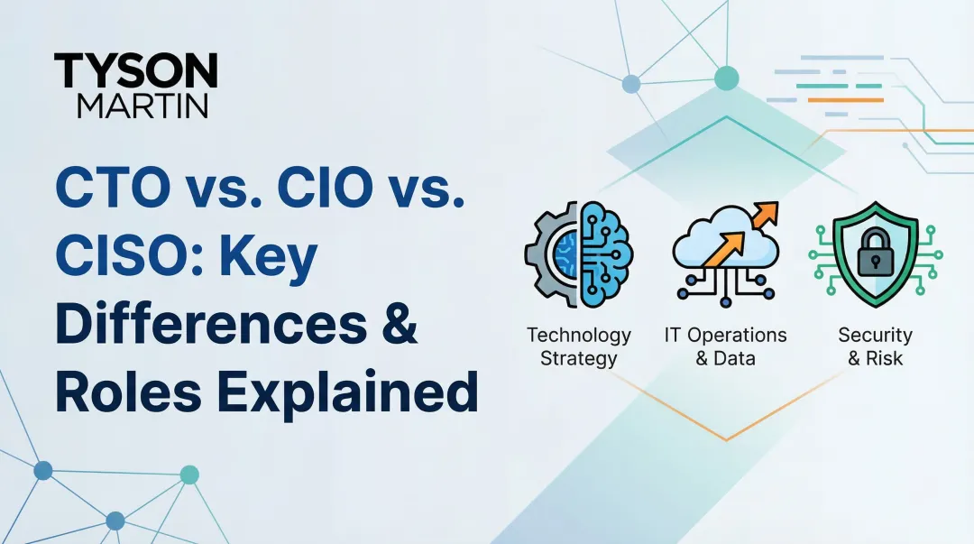 CTO vs. CIO vs. CISO: Key Differences & Roles Explained