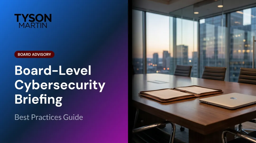 Board-Level Cybersecurity Briefing: Best Practices Guide