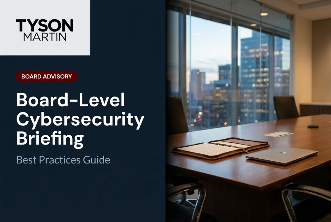 Board-Level Cybersecurity Briefing: Best Practices Guide
