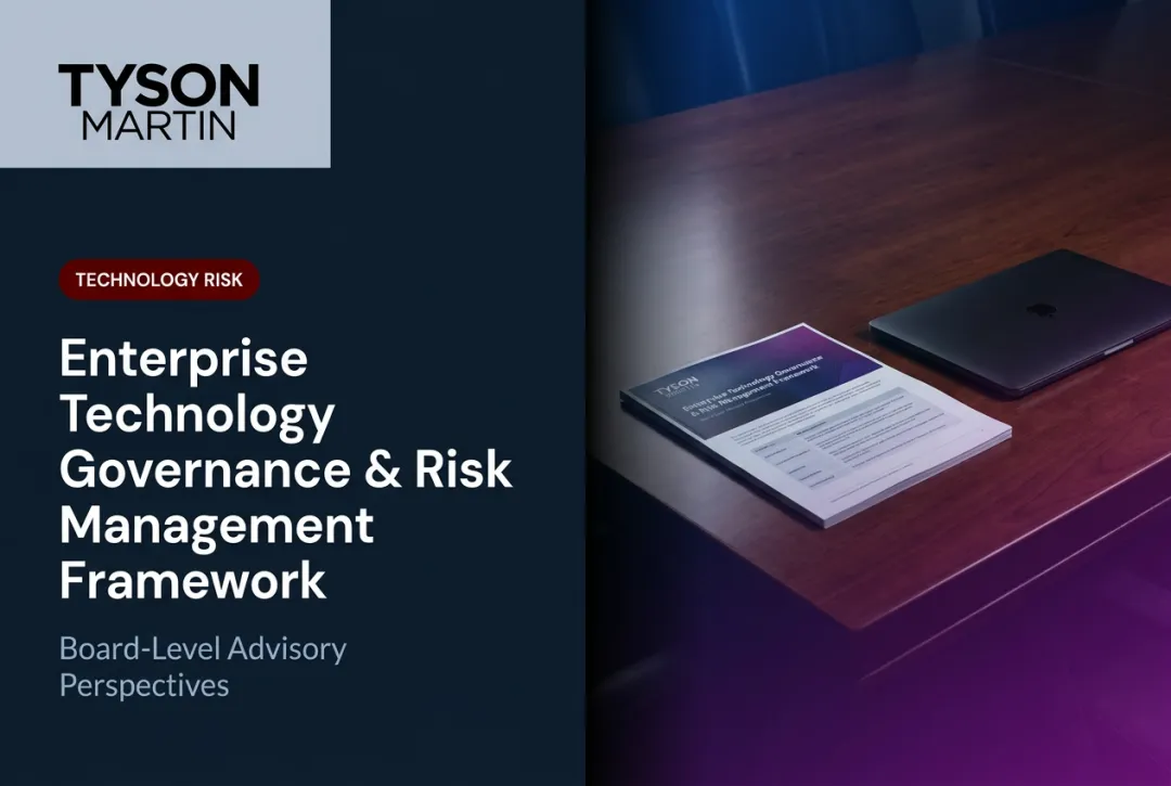 Enterprise Technology Governance & Risk Management Framework
