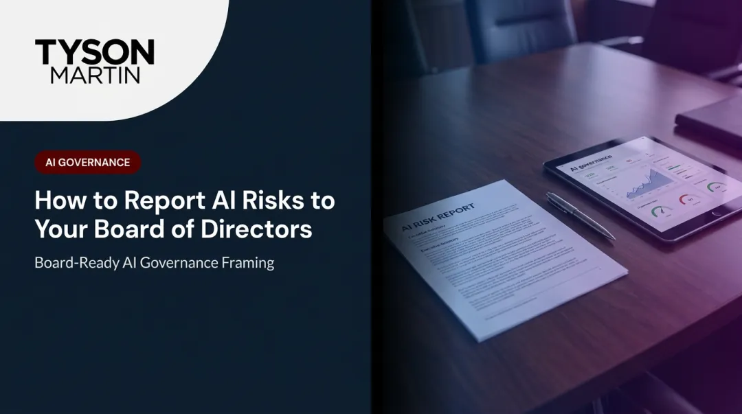How to Report AI Risks to Your Board of Directors