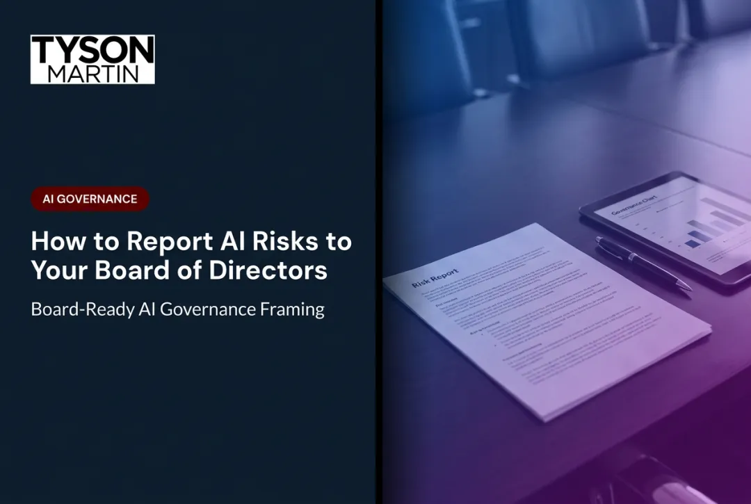 How to Report AI Risks to Your Board of Directors