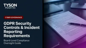 GDPR Security Controls &amp; Incident Reporting Requirements