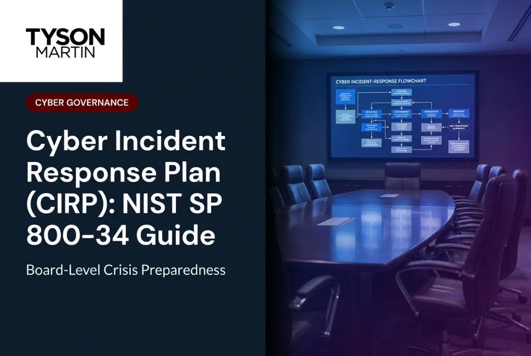 Cyber Incident Response Plan (CIRP): NIST SP 800-34 Guide