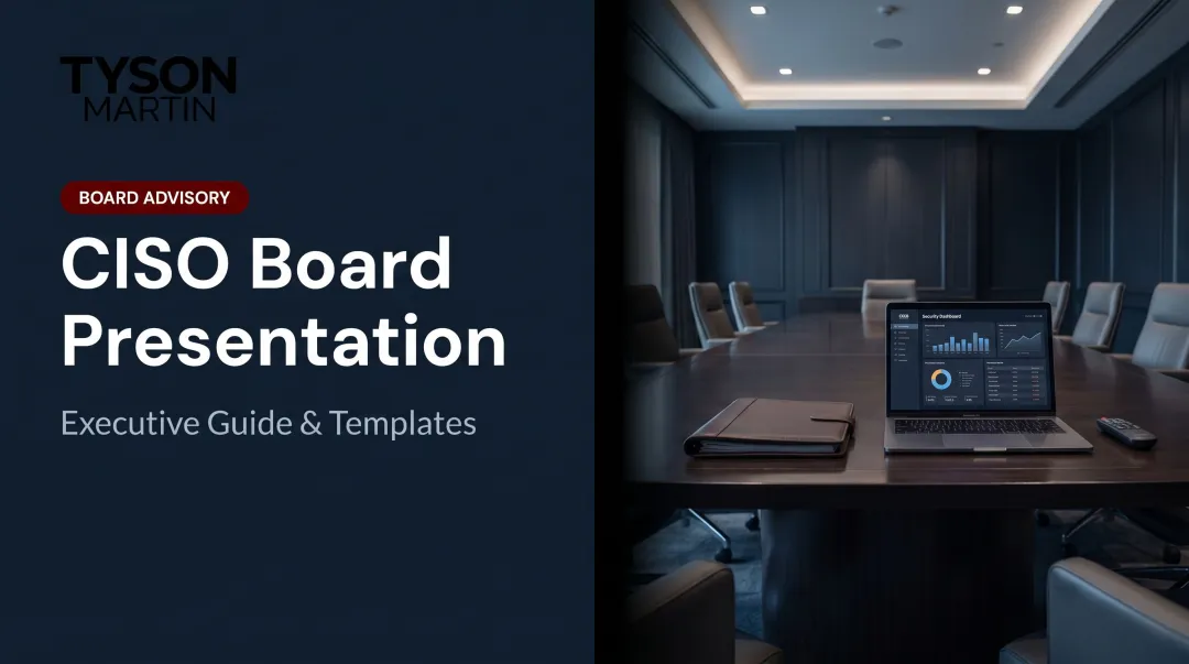 CISO Board Presentation: Executive Guide & Templates