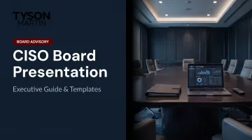 CISO Board Presentation: Executive Guide & Templates