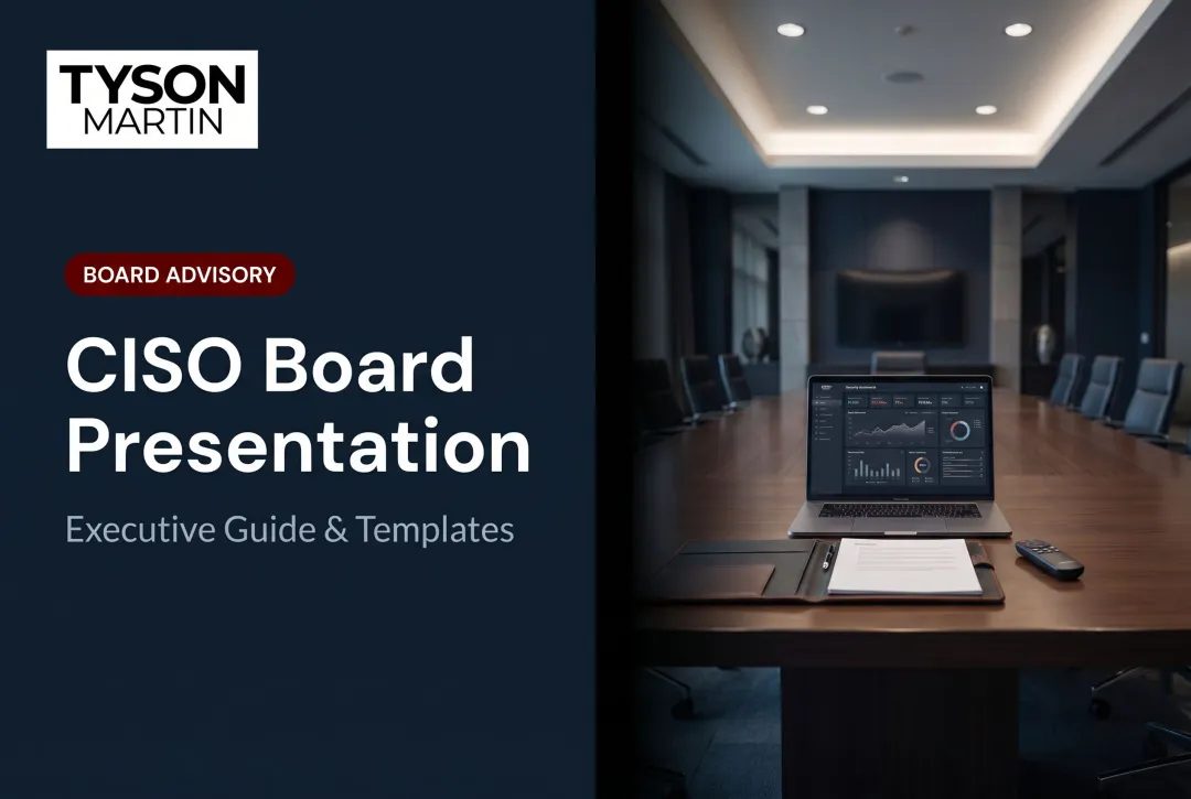 CISO Board Presentation: Executive Guide & Templates