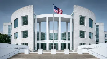 SEC enforcement proceedings government regulatory building with official signage