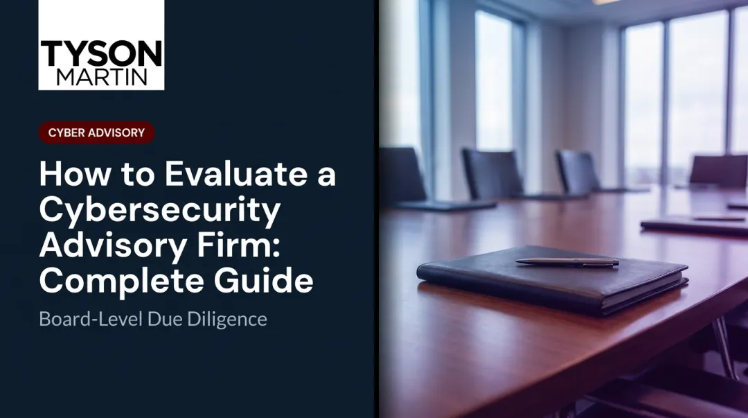 How to Evaluate a Cybersecurity Advisory Firm: Complete Guide