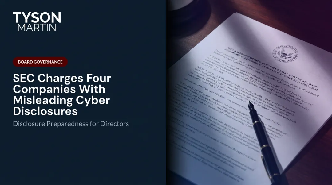 SEC Charges Four Companies With Misleading Cyber Disclosures