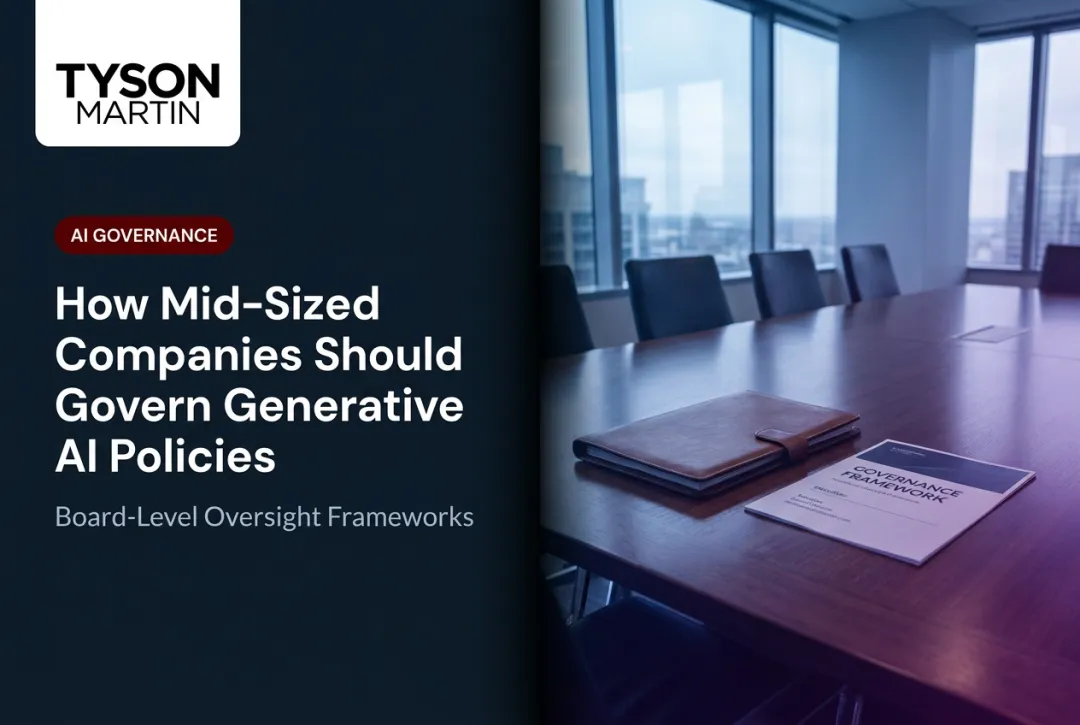 How Mid-Sized Companies Should Govern Generative AI Policies