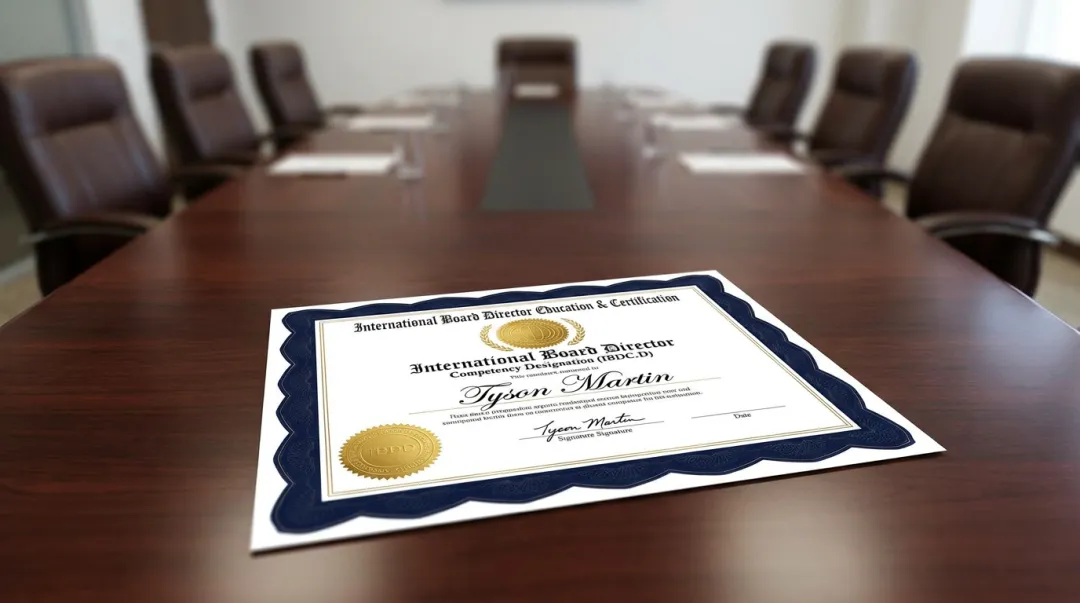 NACD Directorship Certification credential badge and board governance recognition materials