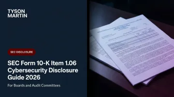 SEC Form 10-K Item 1.06 Cybersecurity Disclosure Guide 2026