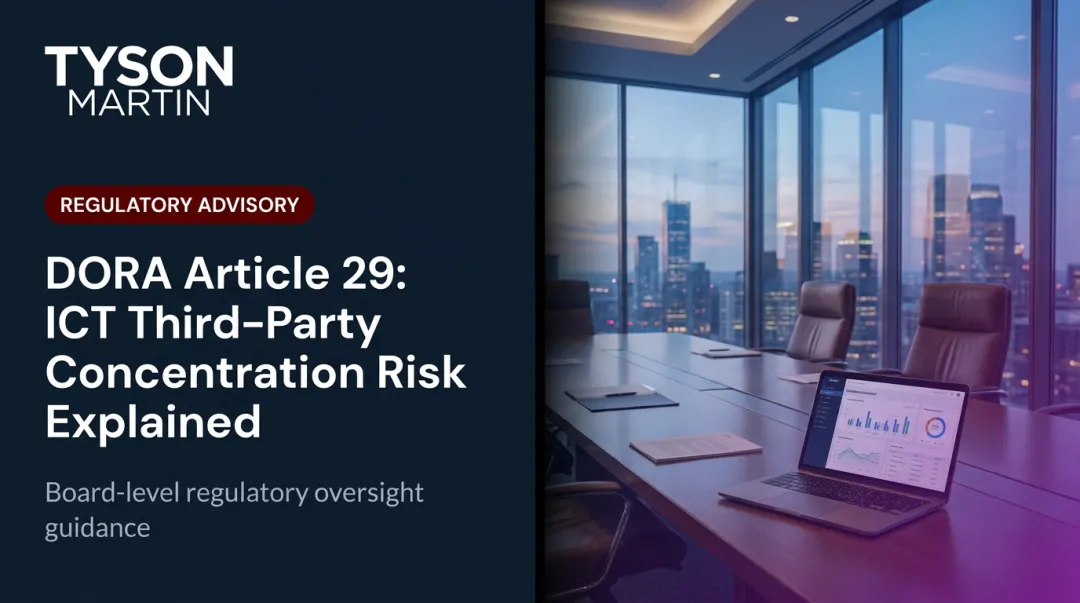DORA Article 29: ICT Third-Party Concentration Risk Explained