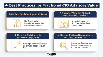 Four best practices for maximizing fractional CIO advisory engagement value