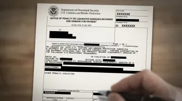 Regulatory enforcement action penalty document highlighting compliance accountability failure consequences