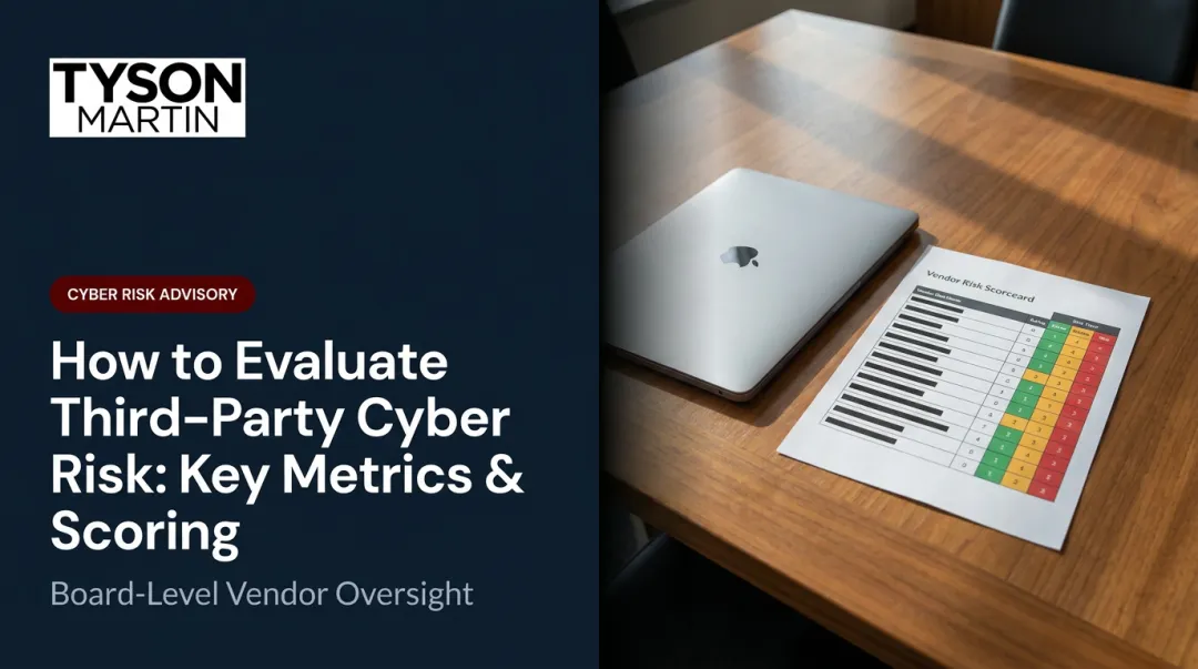 How to Evaluate Third-Party Cyber Risk: Key Metrics & Scoring