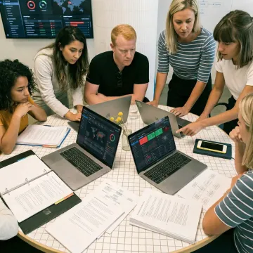 Incident response team performing security drill exercise