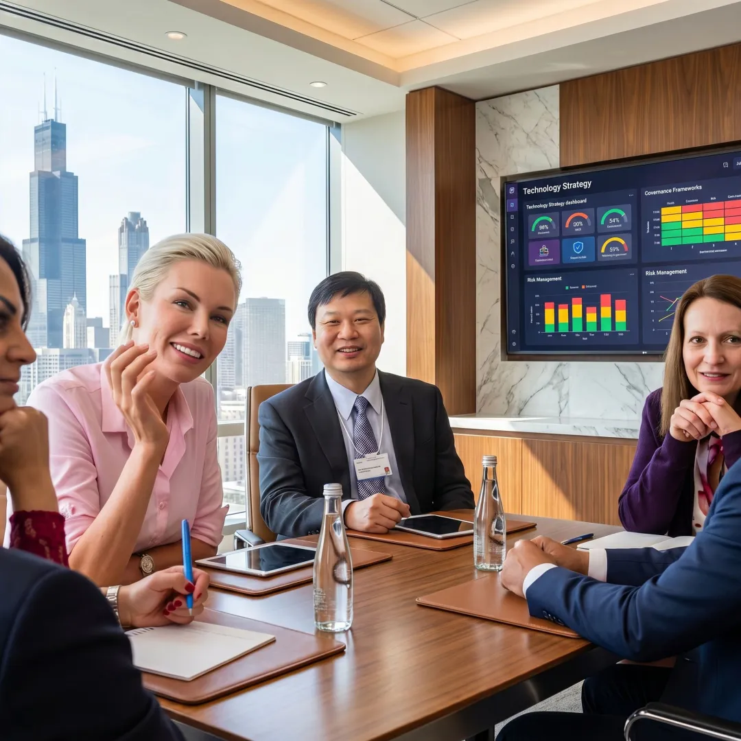 Executive technology advisory meeting in Chicago