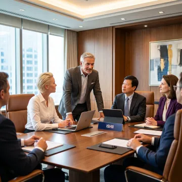 Senior executive CIO advisor meeting with enterprise leaders