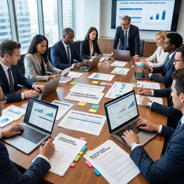 M&A due diligence review meeting