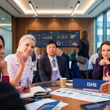 Executive cybersecurity advisor leading a transition meeting