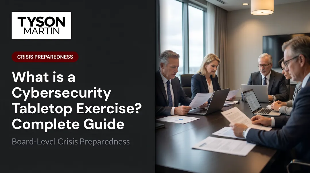 What is a Cybersecurity Tabletop Exercise? Complete Guide