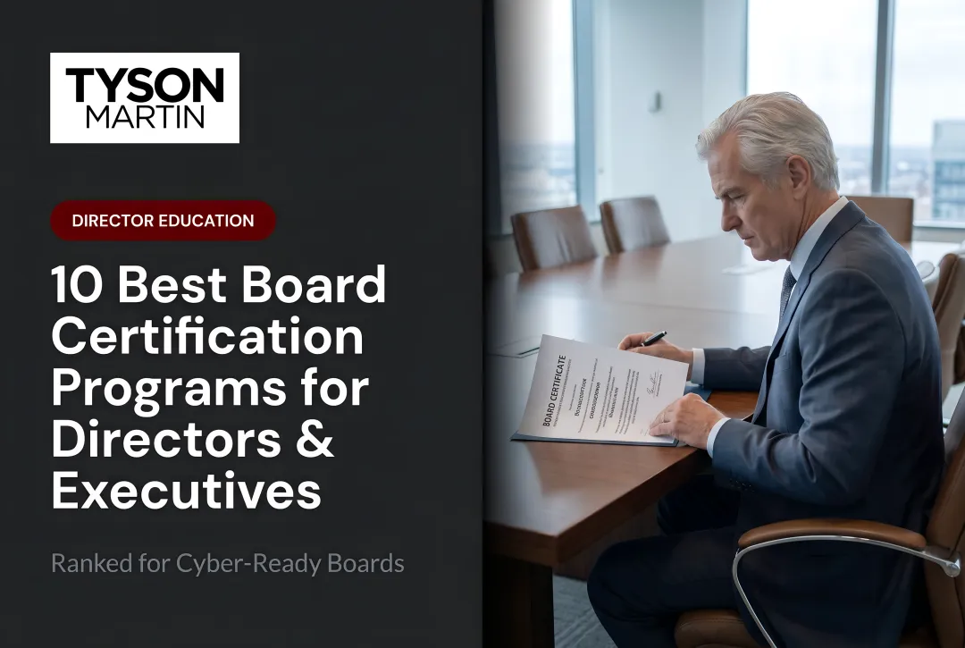 10 Best Board Certification Programs for Directors & Executives