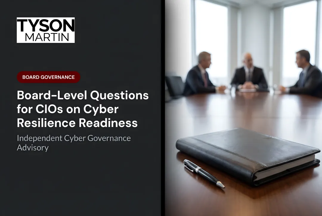 Board-Level Questions for CIOs on Cyber Resilience Readiness