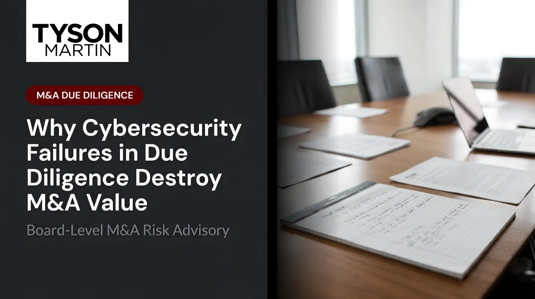 Why Cybersecurity Failures in Due Diligence Destroy M&amp;A Value