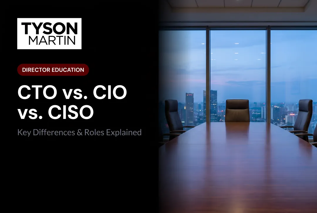 CTO vs. CIO vs. CISO: Key Differences & Roles Explained