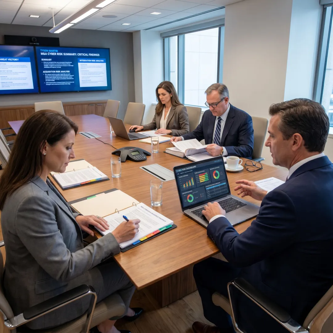 Private equity cyber due diligence review