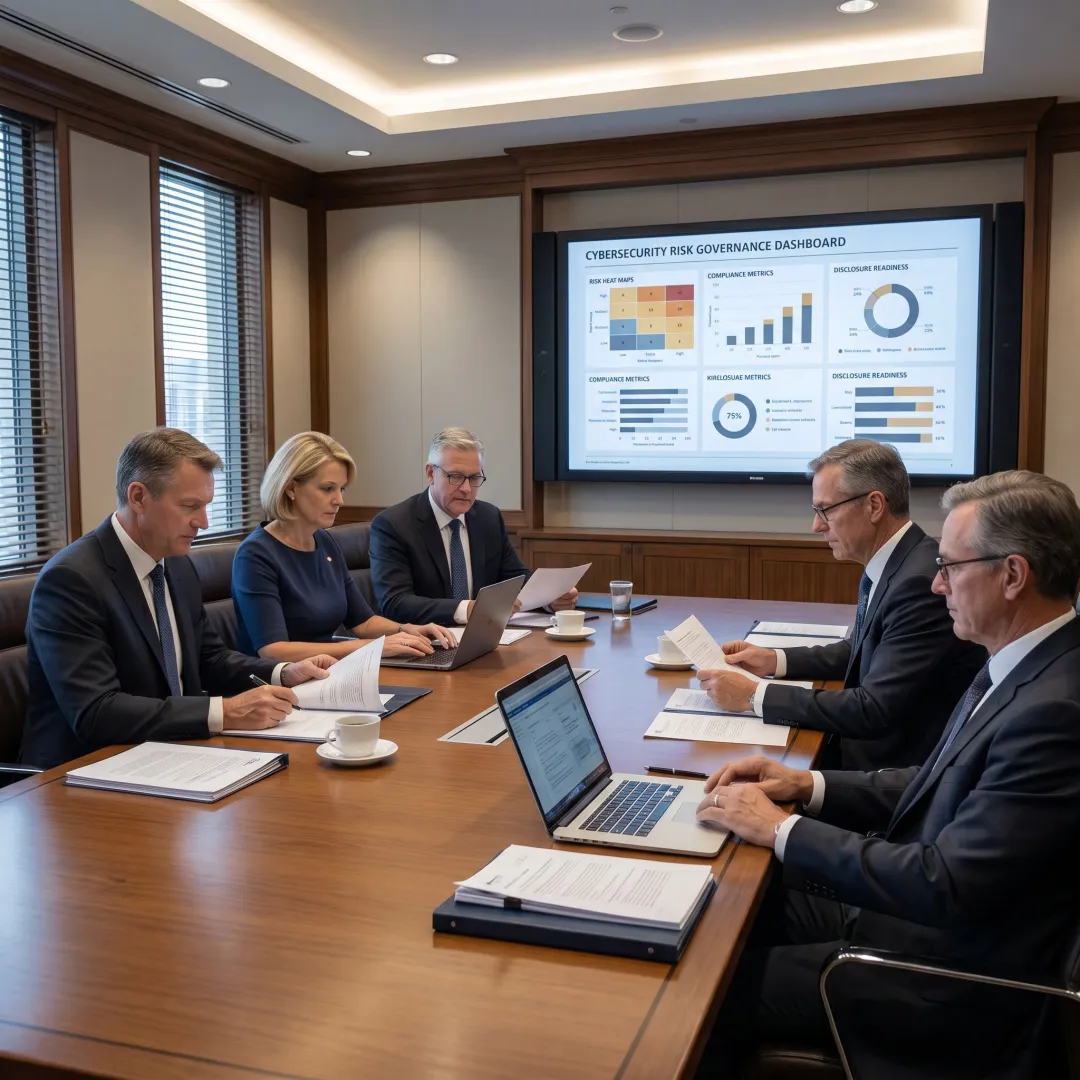 Board cyber risk oversight meeting