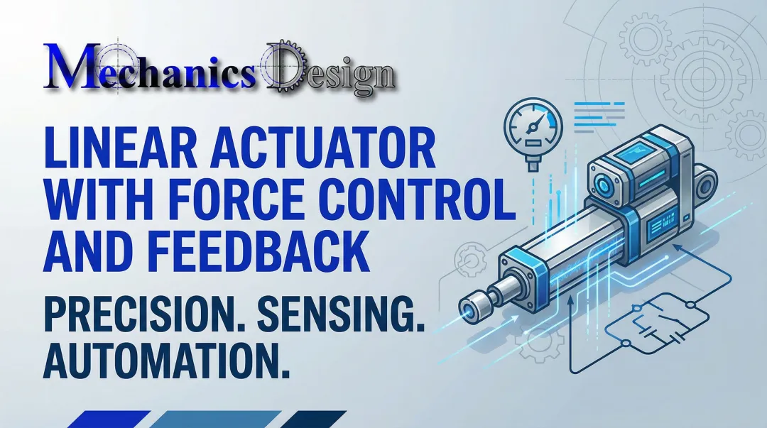 Linear Actuator with Force Control and Feedback
