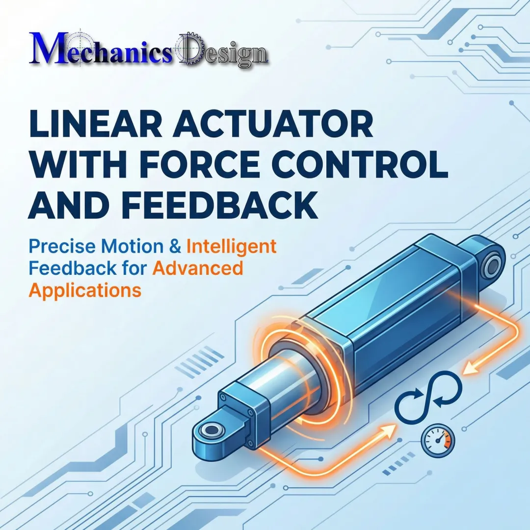 Linear Actuator with Force Control and Feedback