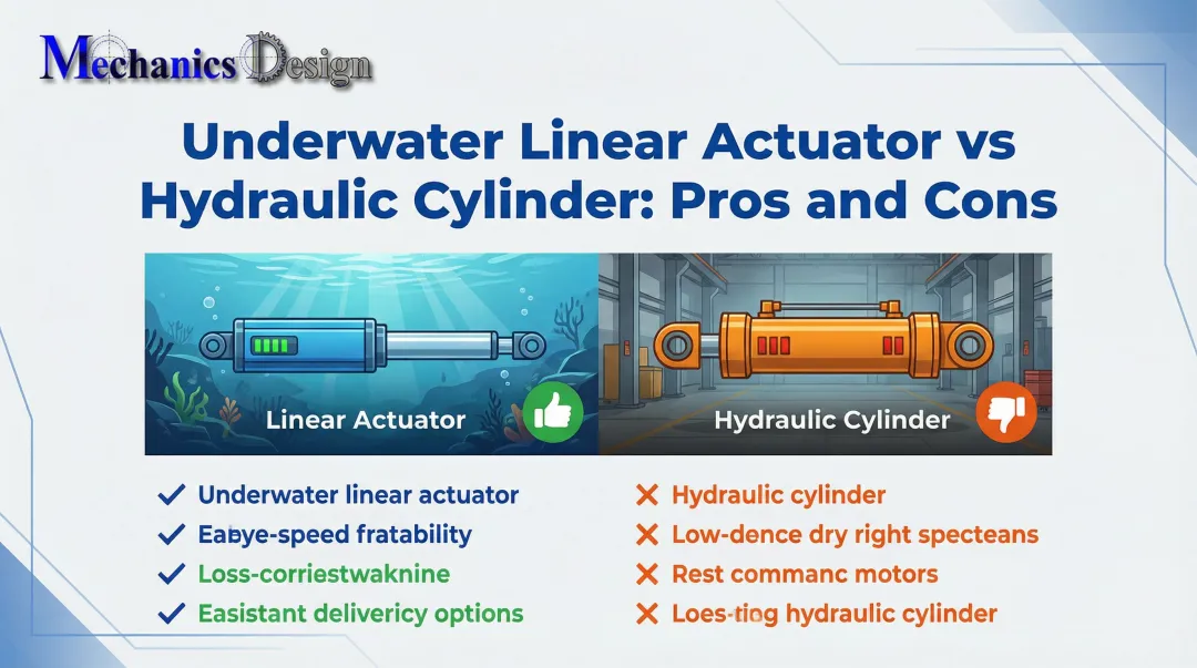 Underwater Linear Actuator vs Hydraulic Cylinder: Pros and Cons