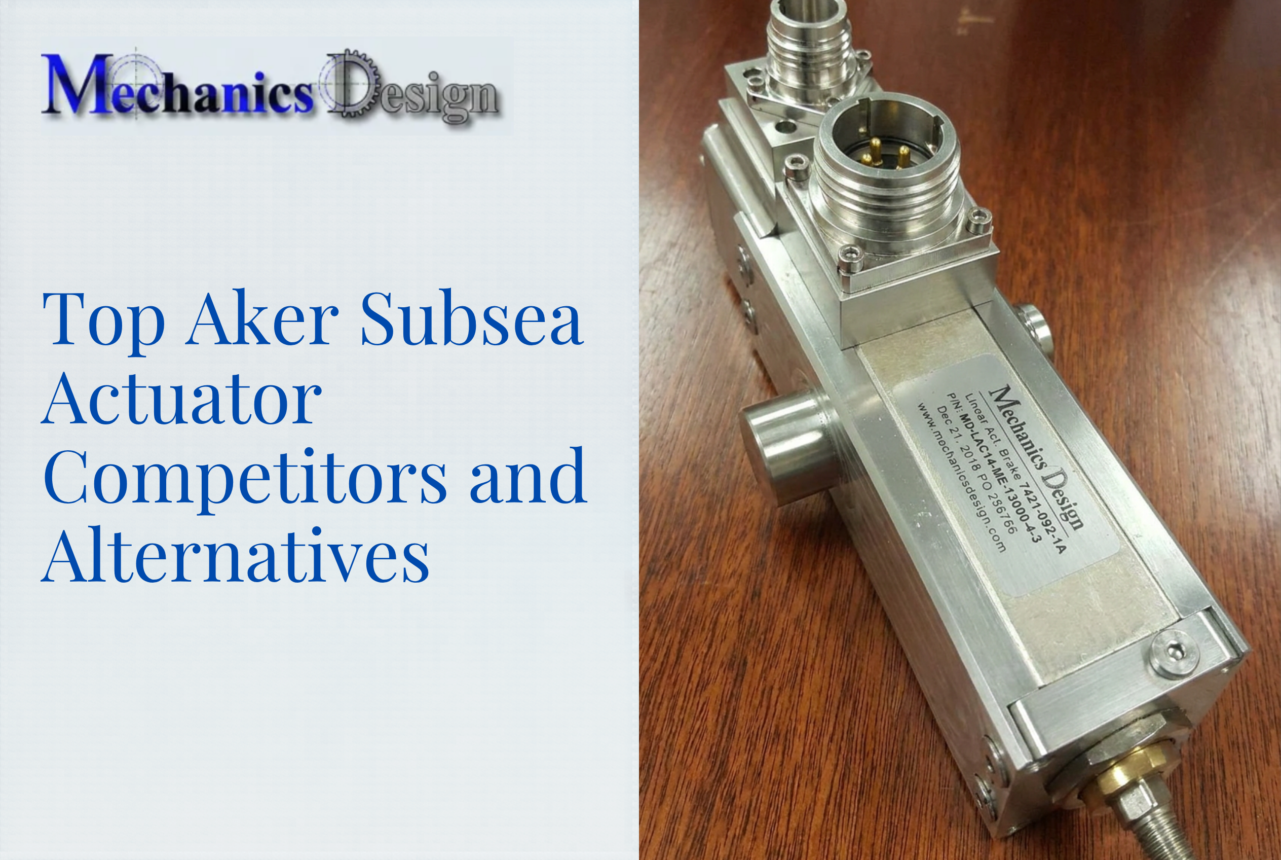Top Aker Subsea Actuator Competitors and Alternatives