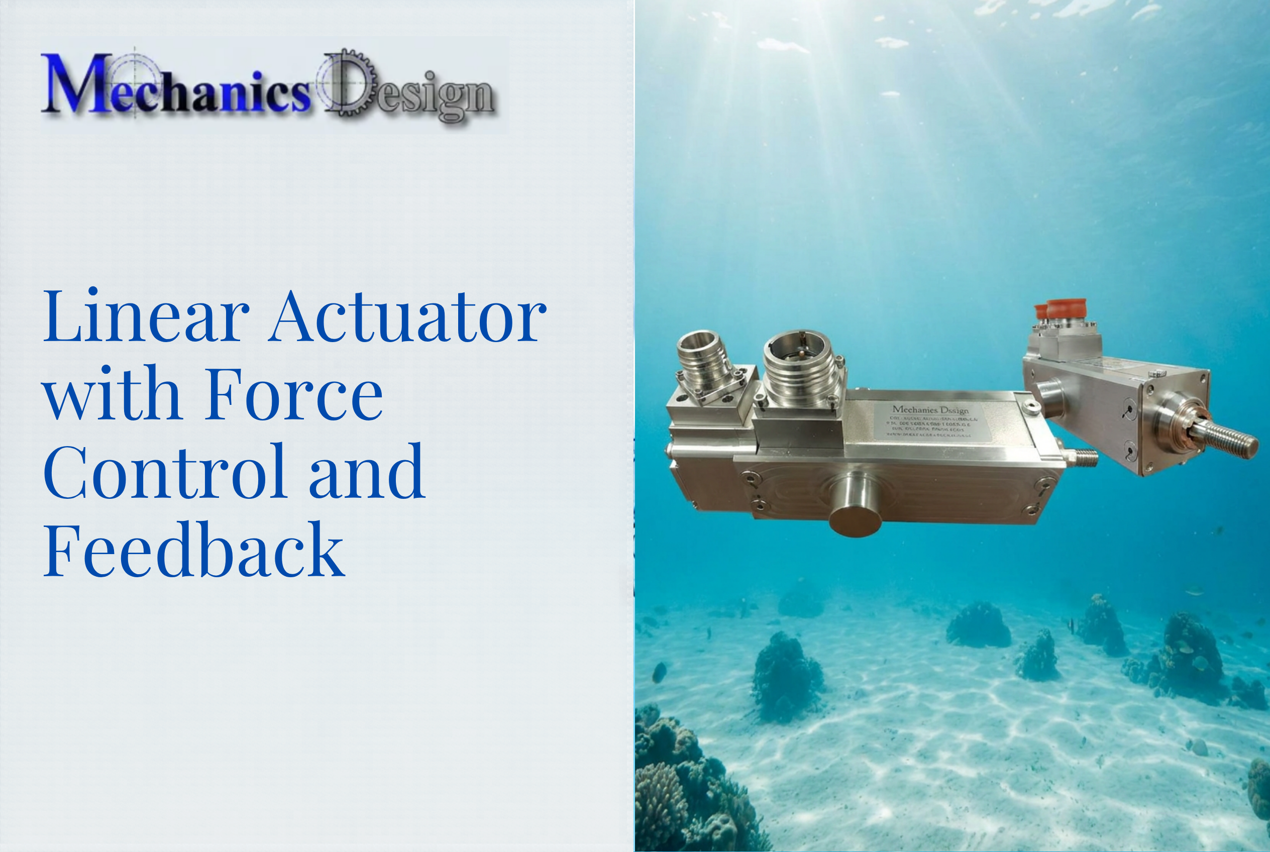 Linear Actuator with Force Control and Feedback