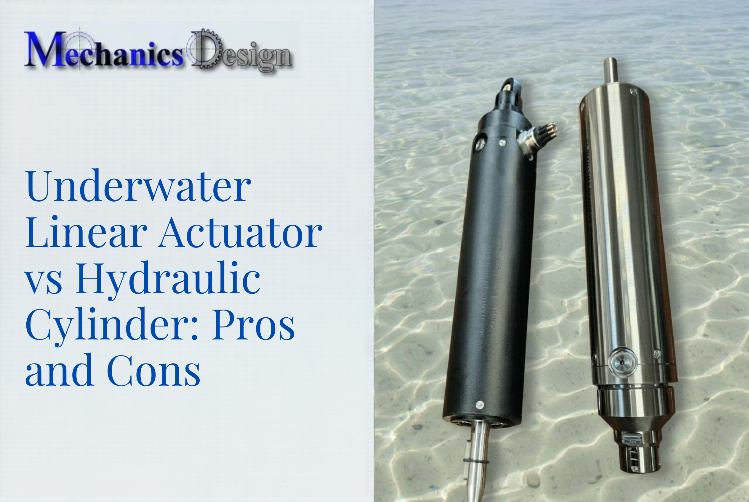 Underwater Linear Actuator vs Hydraulic Cylinder: Pros and Cons